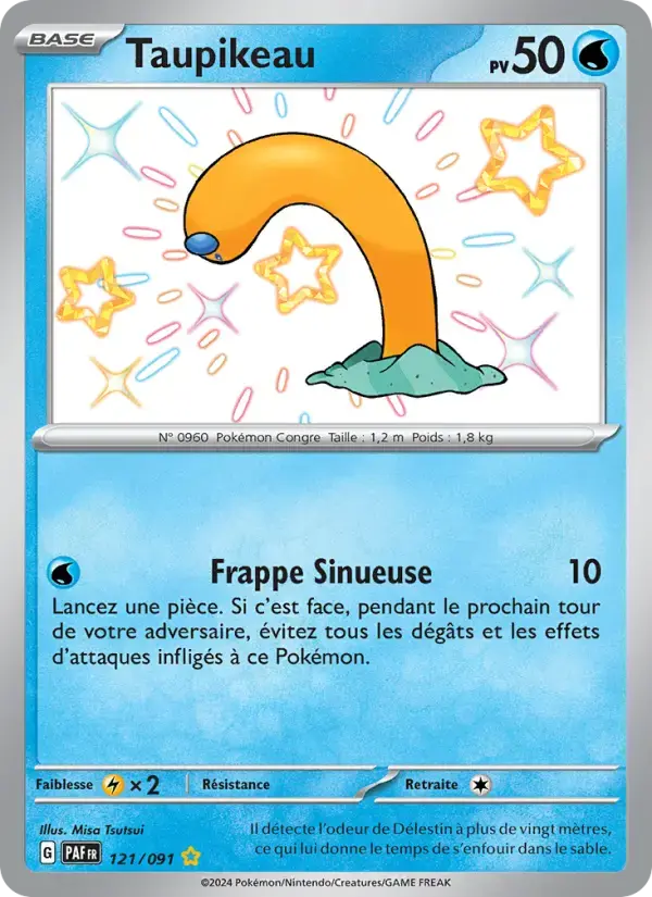 Carte Pokémon Taupikeau #121 — Destinées de Paldea