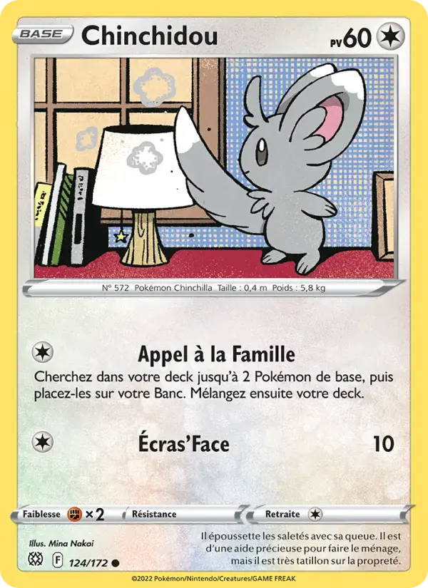 Carte Pokémon Chinchidou #124 — Stars Étincelantes