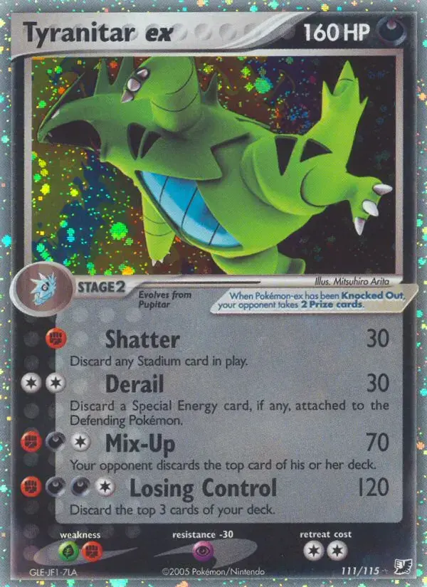 Tyranitar ex #111 — Unseen Forces