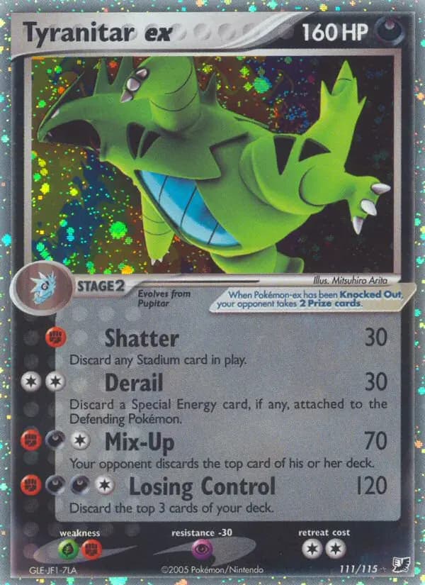 Tyranitar ex #111 — Unseen Forces