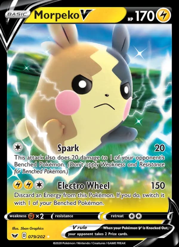 Morpeko V #79 — Sword & Shield