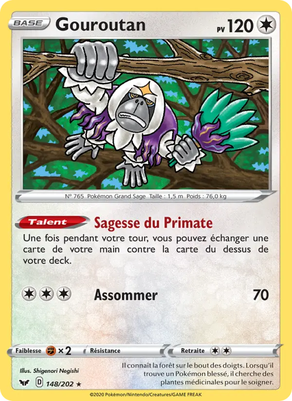 Carte Pokémon Gouroutan #148 — Épée et Bouclier
