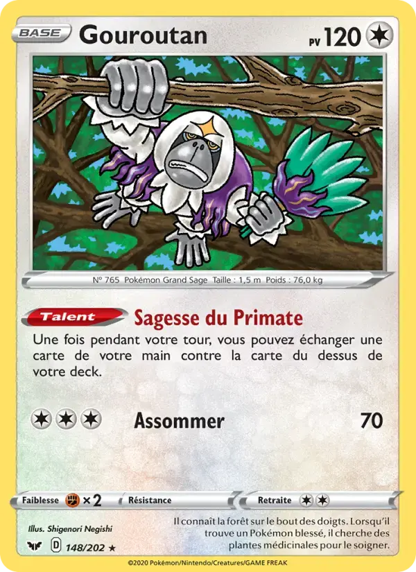 Carte Pokémon Gouroutan #148 — Épée et Bouclier