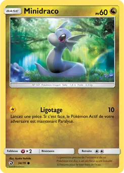 Carte Pokémon Minidraco #34 — Majesté des Dragons