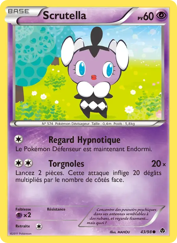 Carte Pokémon Scrutella #43 — Pouvoirs Émergents