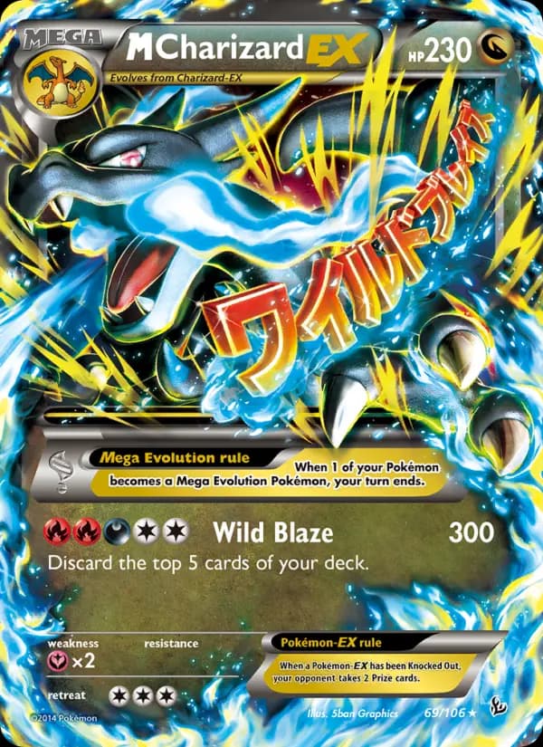M Charizard EX #69 — Flashfire