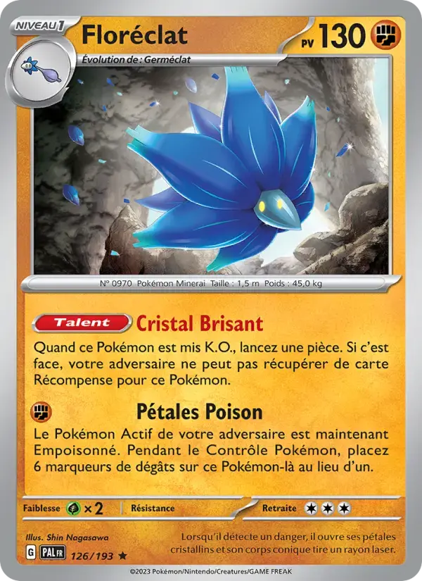 Carte Pokémon Floréclat #126 — Évolutions à Paldea