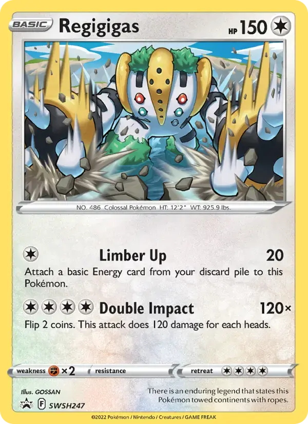 Regigigas #SWSH247 — Sword & Shield Promos