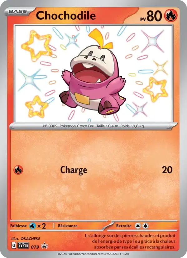 Carte Pokémon Chochodile #079 — Promos Écarlate et Violet