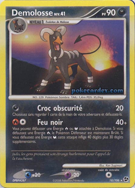 Carte Pokémon Demolosse #18 — Grands Envols