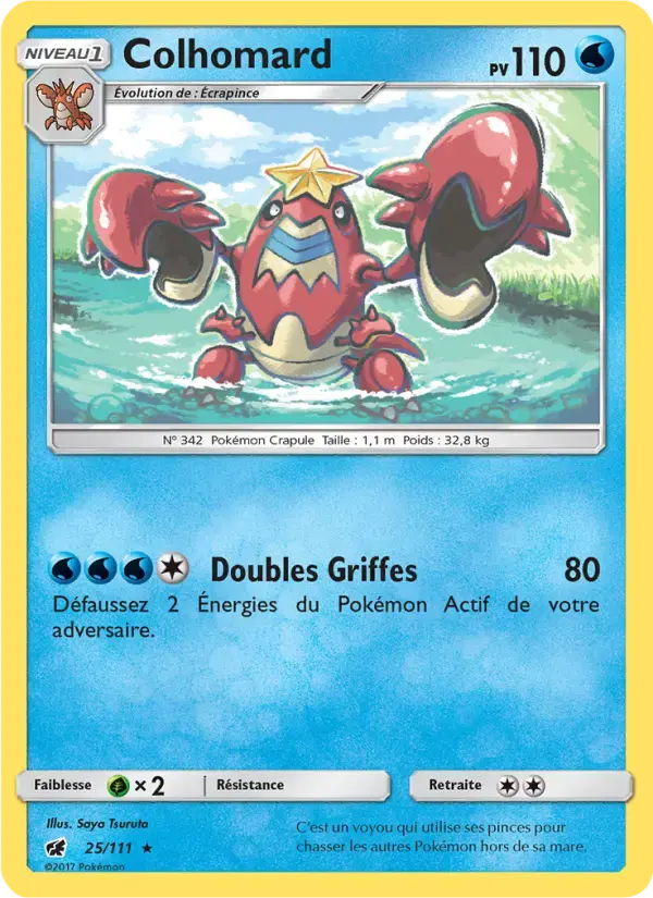 Carte Pokémon Colhomard #25 — Invasion Carmin