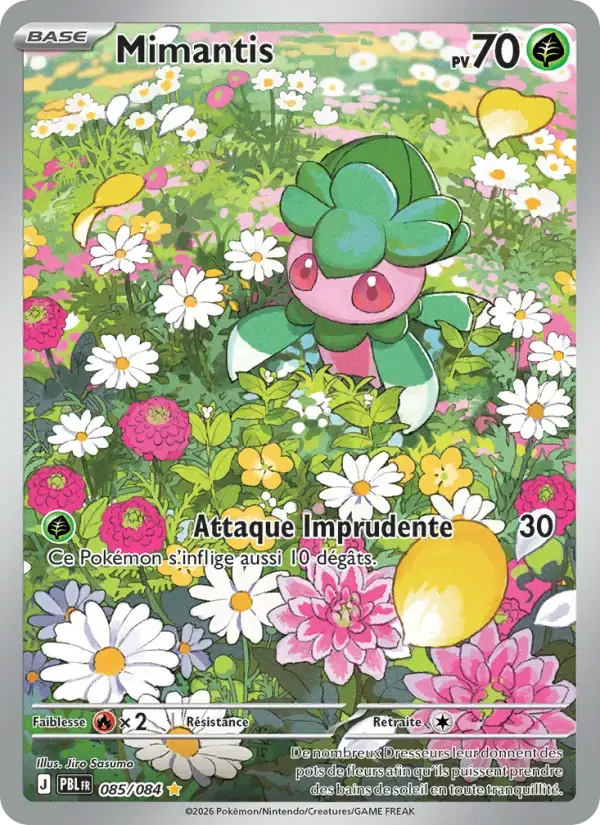Carte Pokémon Mimantis #085 — Nuit Noire