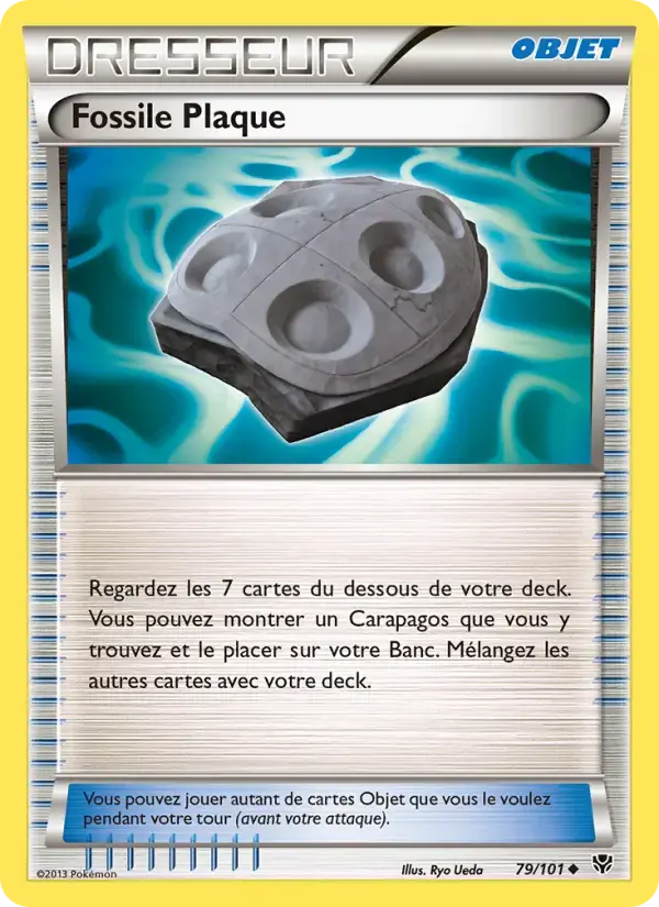 Carte Pokémon Fossile Plaque #79 — Explosion Plasma