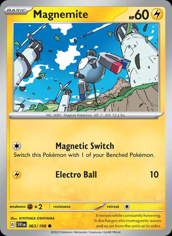 Magnemite #063 — Scarlet & Violet