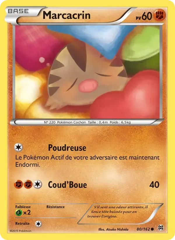 Carte Pokémon Marcacrin #80 — Impulsion Turbo