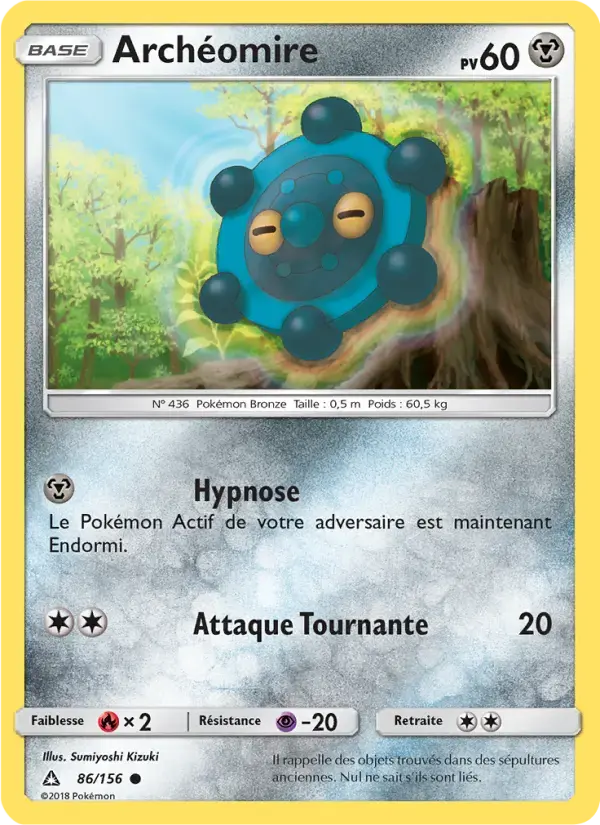 Carte Pokémon Archéomire #86 — Ultra-Prisme