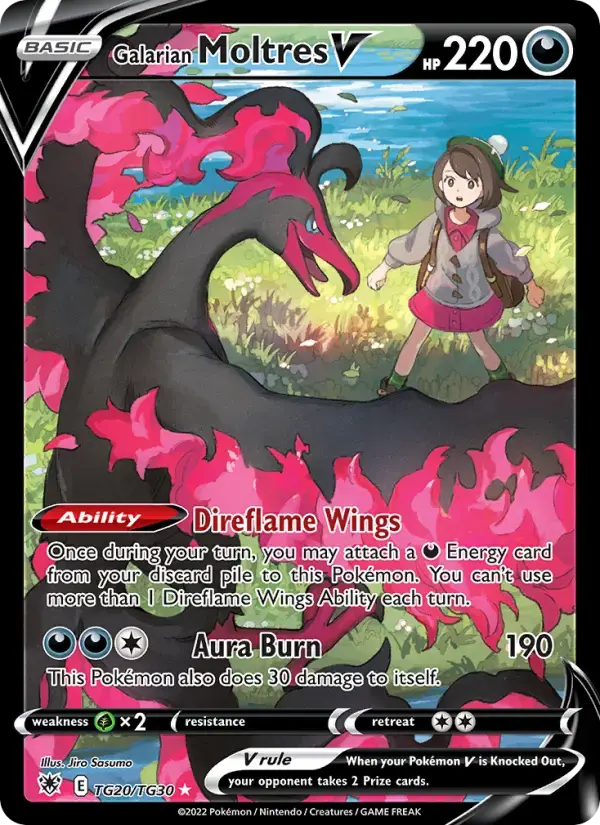Galarian Moltres V #TG20 — Astral Radiance