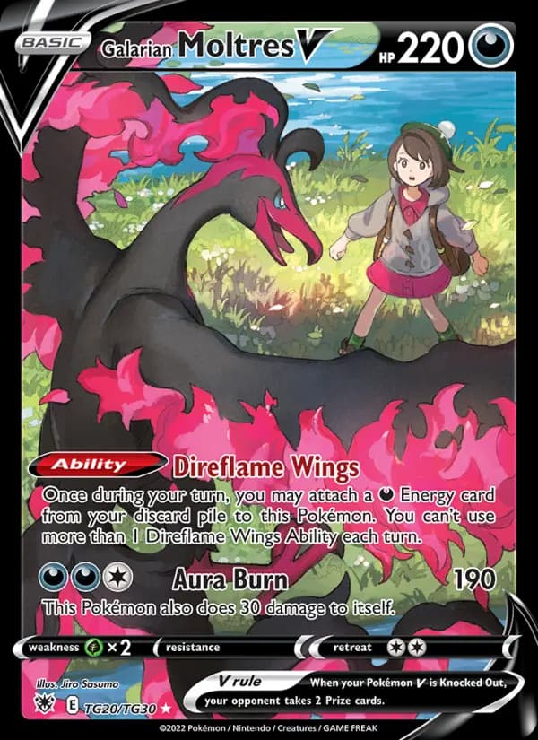 Galarian Moltres V #TG20 — Astral Radiance