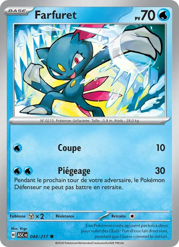 Carte Pokémon Farfuret #044 — Héros Transcendants