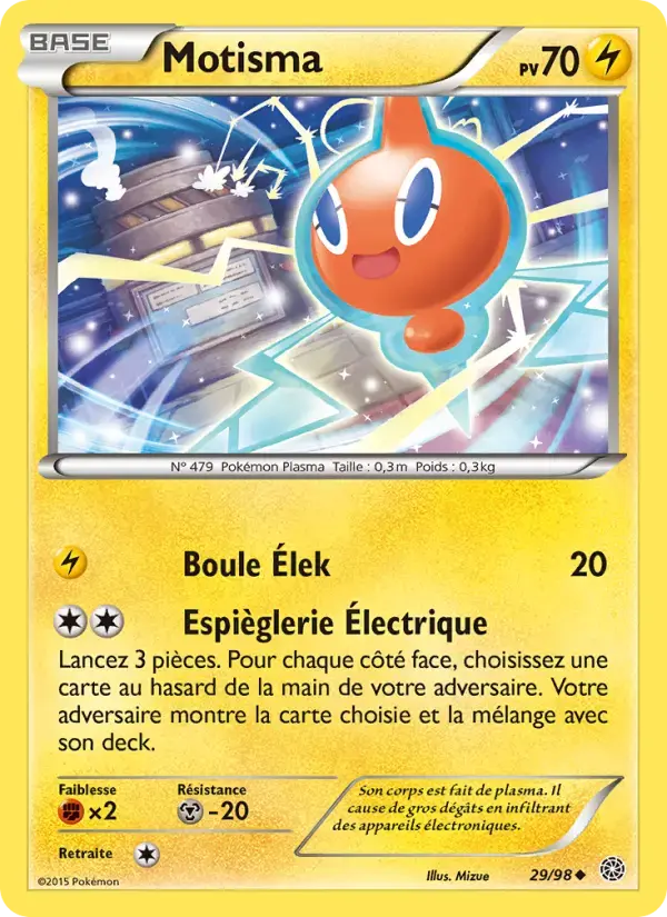 Carte Pokémon Motisma #29 — Origines Antiques