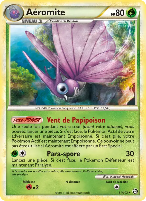 Carte Pokémon Aéromite #11 — Triomphe