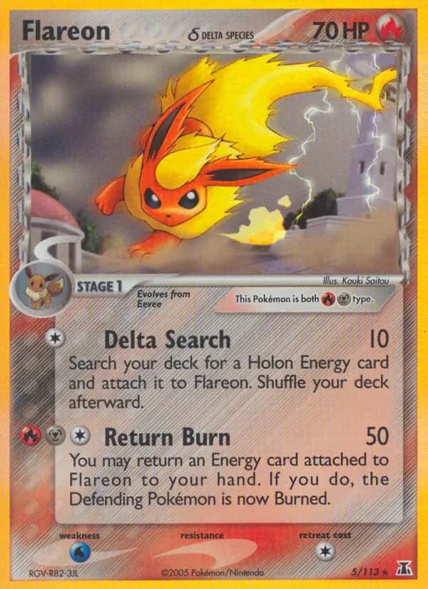 Flareon δ #5 — Delta Species
