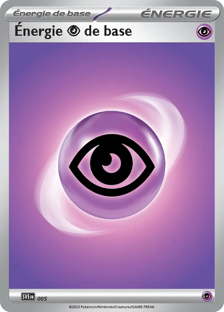Carte Pokémon Énergie Psy #005 — Énergies Écarlate et Violet
