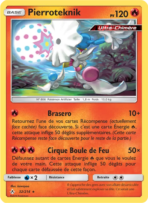 Carte Pokémon Pierroteknik #32 — Alliance Infaillible
