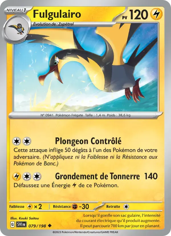 Carte Pokémon Fulgulairo #079 — Écarlate et Violet