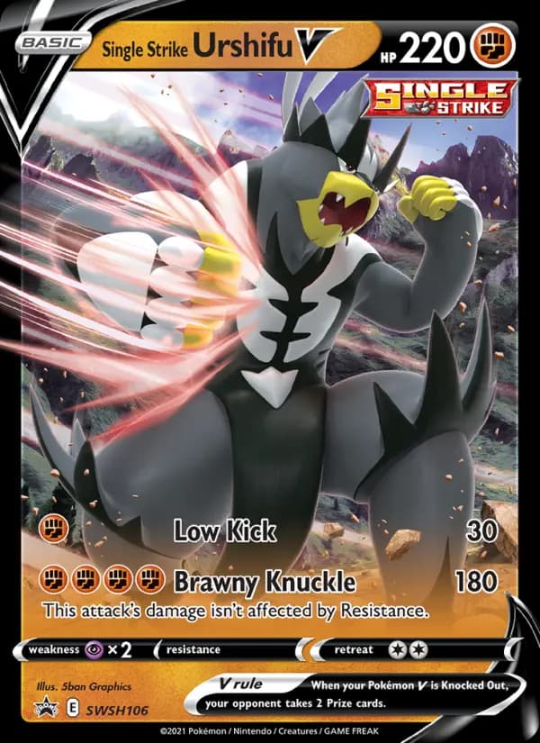Single Strike Urshifu V #SWSH106 — Sword & Shield Promos