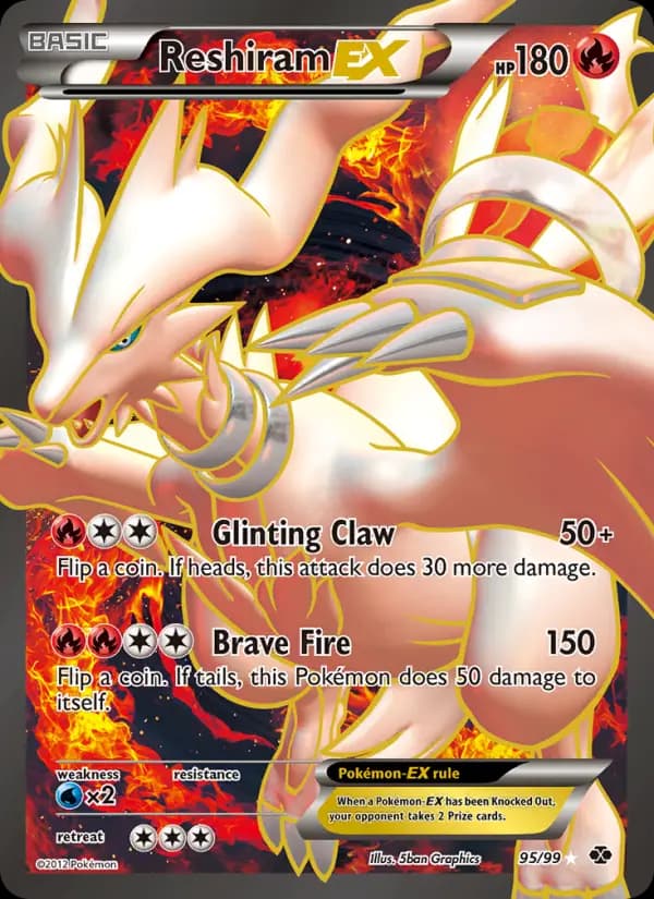 Reshiram-EX #95 — Next Destinies