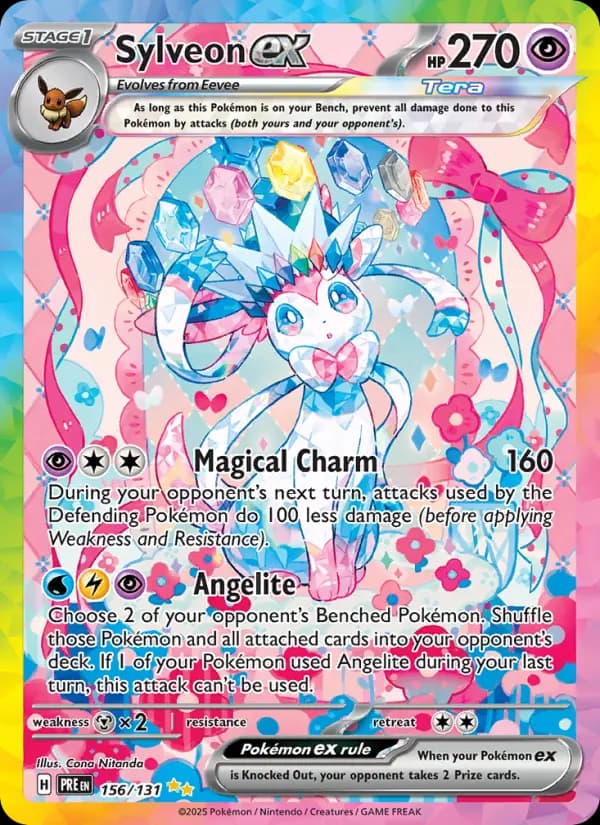 Sylveon ex #156 — Prismatic Evolutions