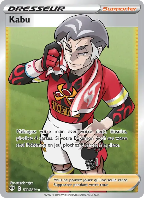 Carte Pokémon Kabu #186 — Ténèbres Embrasées