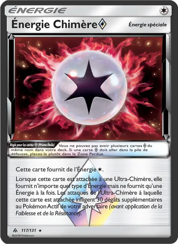 Carte Pokémon Énergie Chimère ◇ #117 — Lumière Interdite
