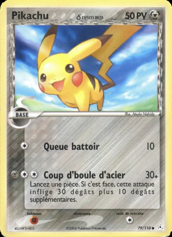 Carte Pokémon Pikachu δ #79 — Fantômes Holon