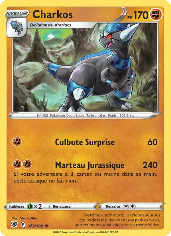 Carte Pokémon Charkos #077 — Astres Radieux