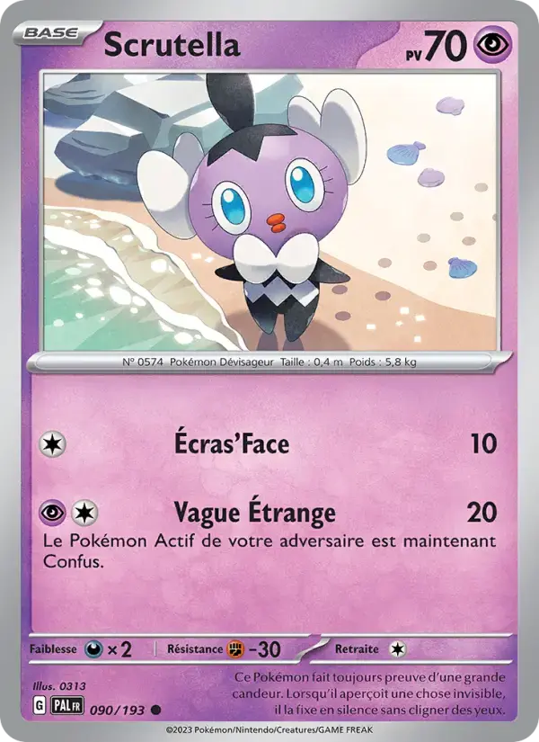 Carte Pokémon Scrutella #090 — Évolutions à Paldea