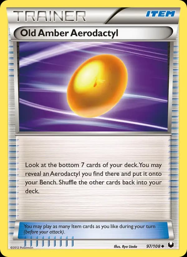 Old Amber Aerodactyl #97 — Dark Explorers