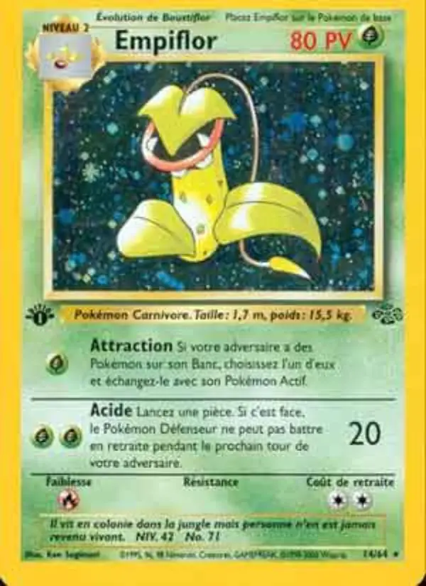 Carte Pokémon Empiflor #14 — Jungle