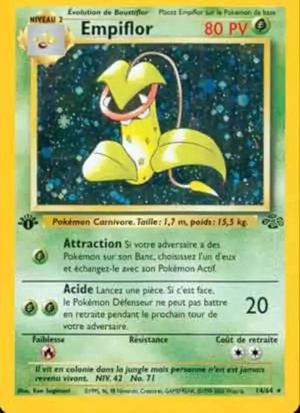 Carte Pokémon Empiflor #14 — Jungle