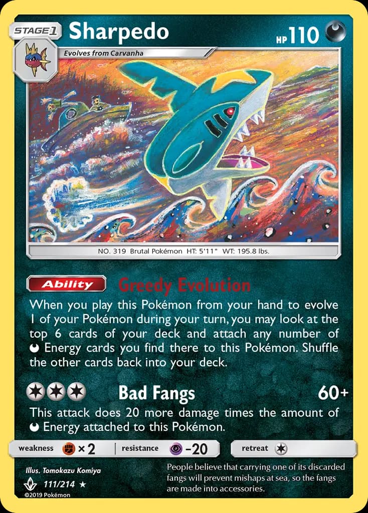 Sharpedo #111 — Unbroken Bonds
