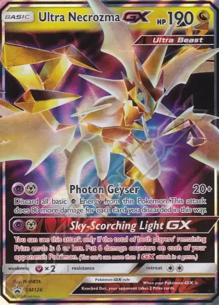 Carte Pokémon Ultra Necrozma-GX #SM126 — Jumbo