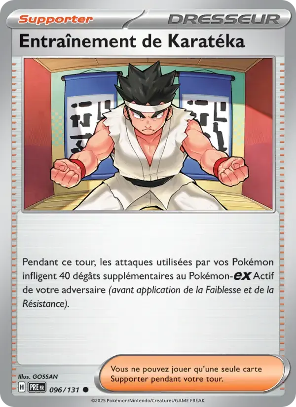 Carte Pokémon Entraînement de Karatéka #096 — Évolutions Prismatiques