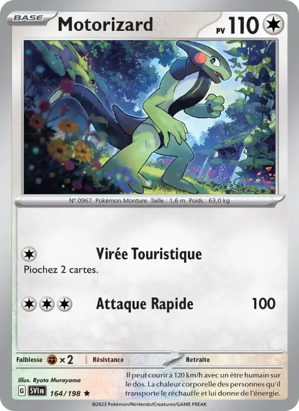 Carte Pokémon Motorizard #164 — Écarlate et Violet