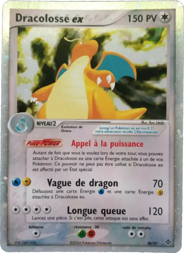 Carte Pokémon Dracolosse ex #90 — Dragon