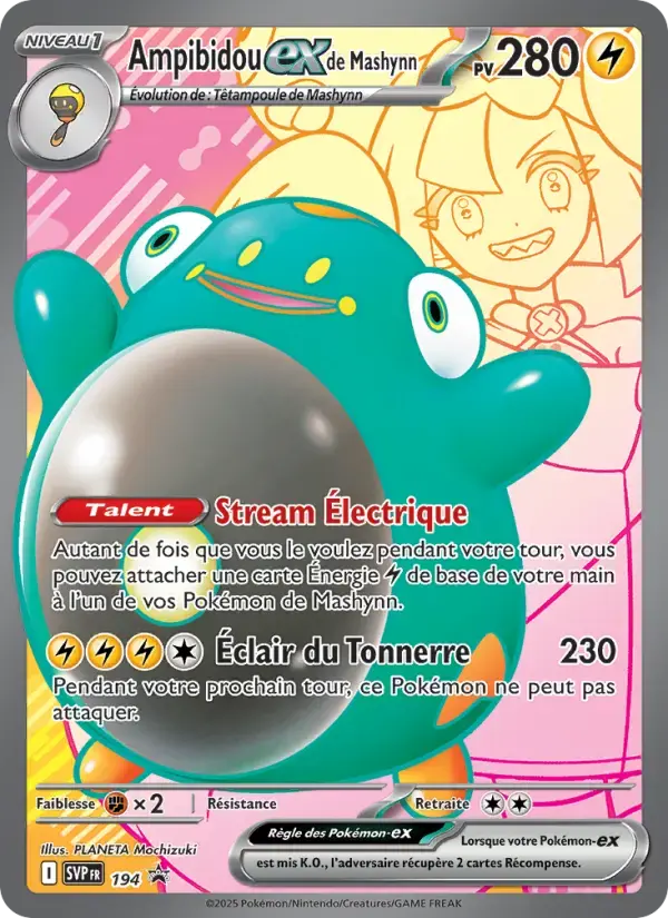 Carte Pokémon Ampibidou-ex de Mashynn #194 — Promos Écarlate et Violet
