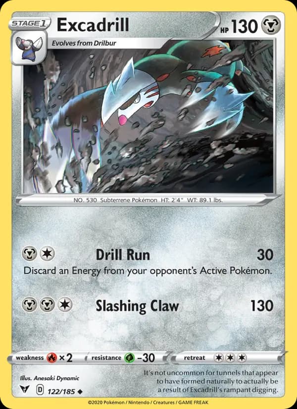 Excadrill #122 — Vivid Voltage