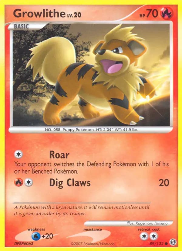 Growlithe #89 — Secret Wonders