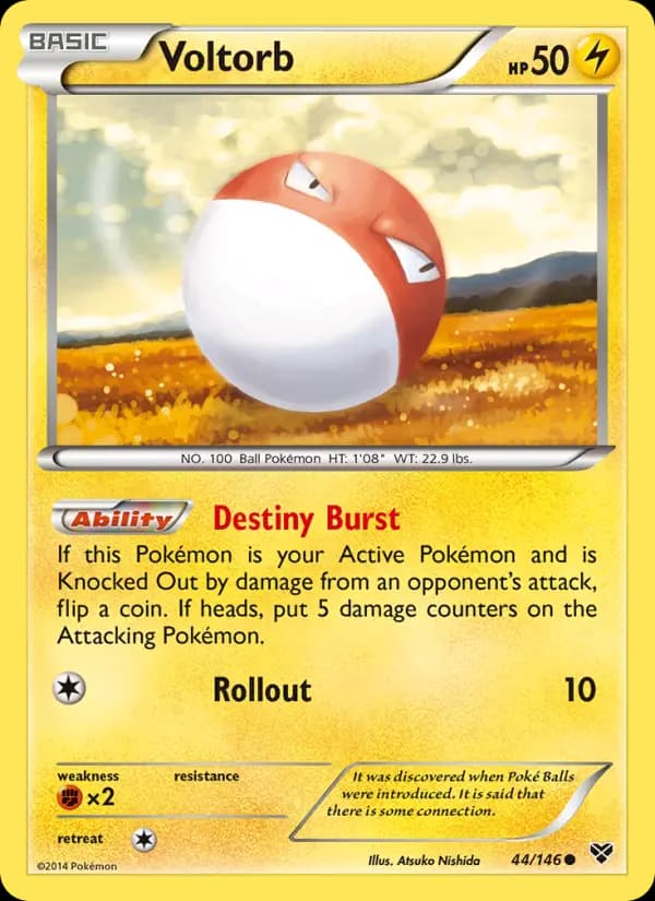 Voltorb #44 — XY