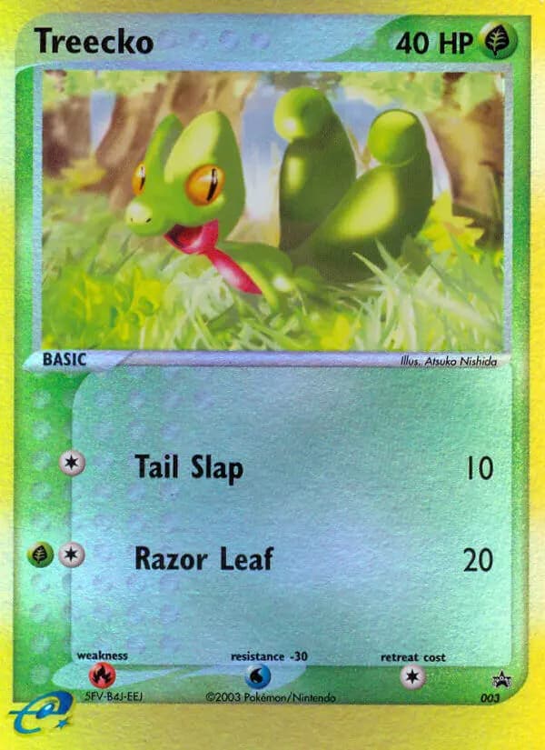 Treecko #3 — Nintendo Black Star Promos